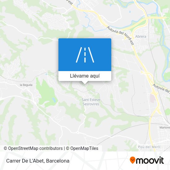 Mapa Carrer De L'Abet