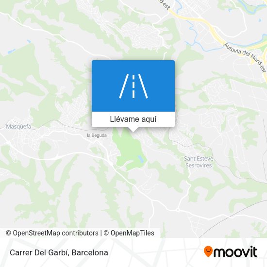 Mapa Carrer Del Garbí