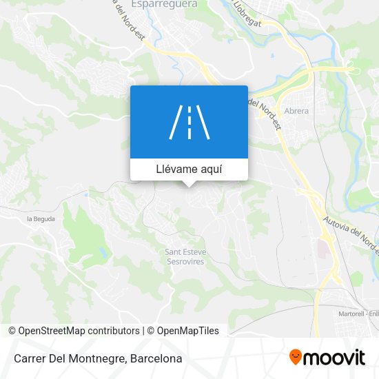 Mapa Carrer Del Montnegre