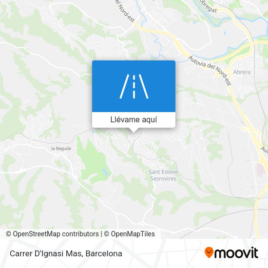 Mapa Carrer D'Ignasi Mas