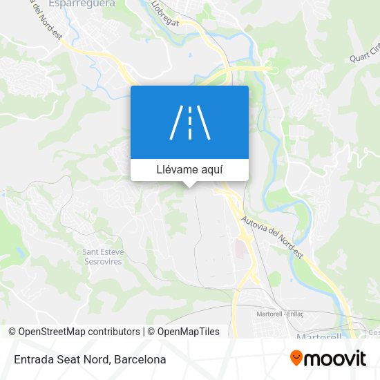 Mapa Entrada Seat Nord