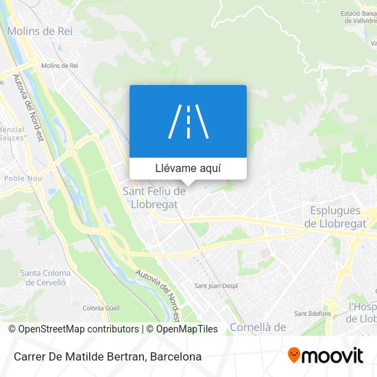 Mapa Carrer De Matilde Bertran