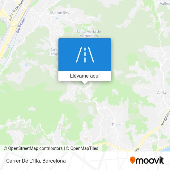 Mapa Carrer De L'Illa