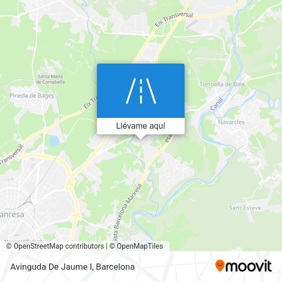 Mapa Avinguda De Jaume I