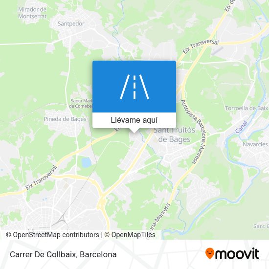 Mapa Carrer De Collbaix