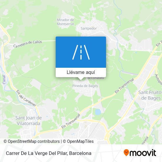 Mapa Carrer De La Verge Del Pilar