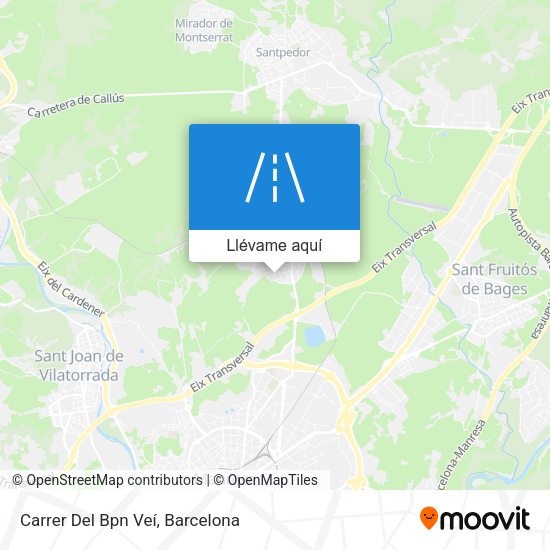 Mapa Carrer Del Bpn Veí