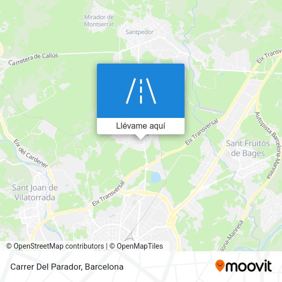 Mapa Carrer Del Parador