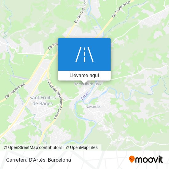 Mapa Carretera D'Artès