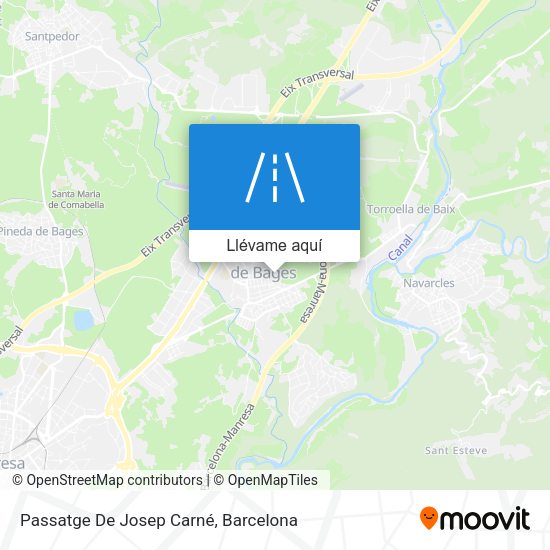 Mapa Passatge De Josep Carné