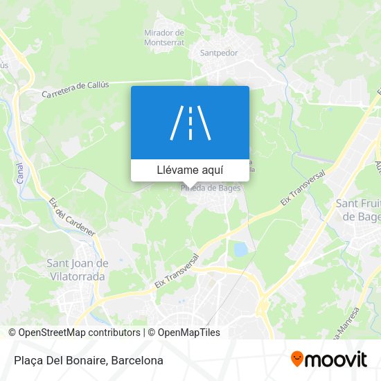 Mapa Plaça Del Bonaire