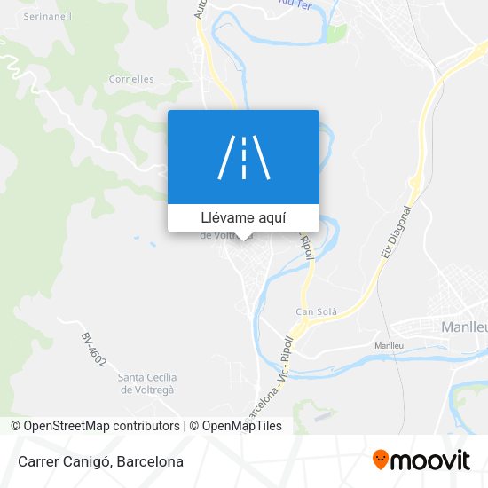 Mapa Carrer Canigó