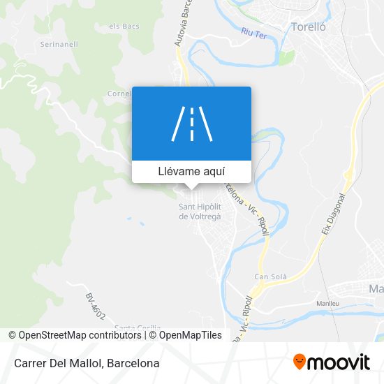 Mapa Carrer Del Mallol