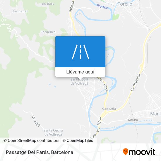 Mapa Passatge Del Parés