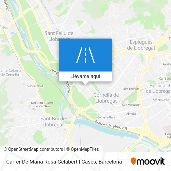 Mapa Carrer De Maria Rosa Gelabert I Cases