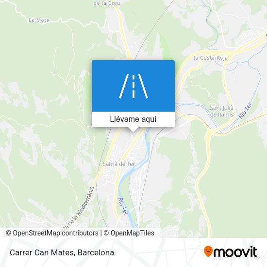 Mapa Carrer Can Mates