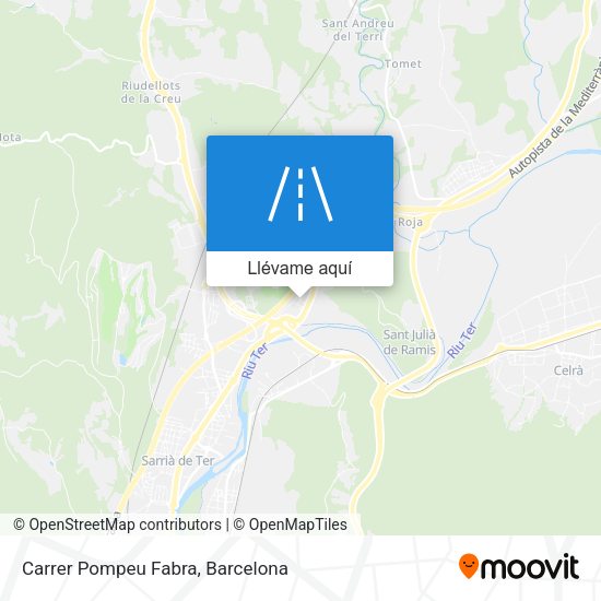Mapa Carrer Pompeu Fabra