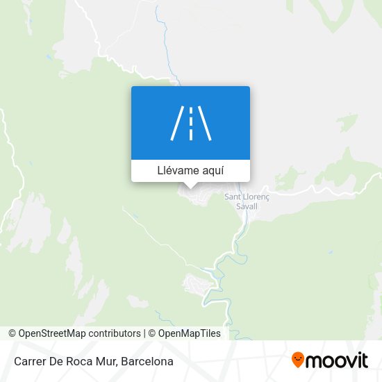 Mapa Carrer De Roca Mur