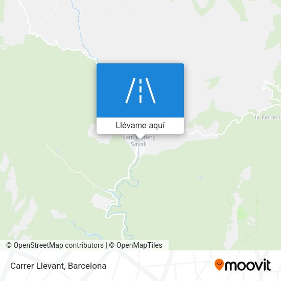 Mapa Carrer Llevant