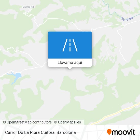Mapa Carrer De La Riera Cuitora