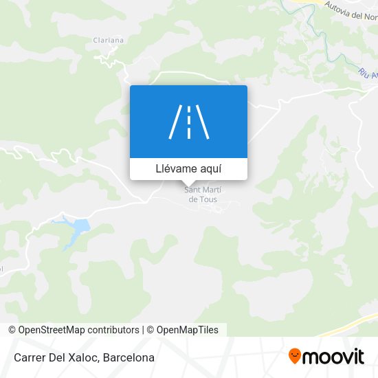 Mapa Carrer Del Xaloc