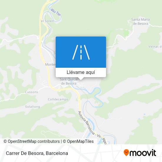 Mapa Carrer De Besora