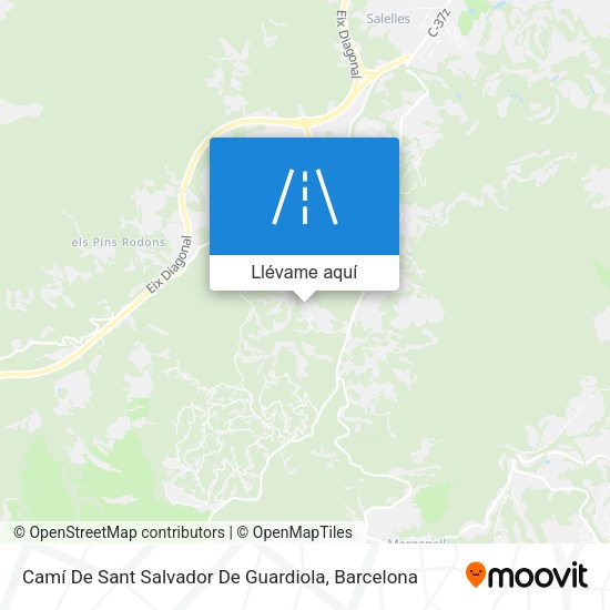 Mapa Camí De Sant Salvador De Guardiola