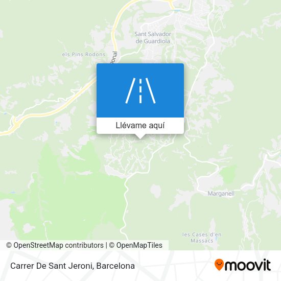 Mapa Carrer De Sant Jeroni