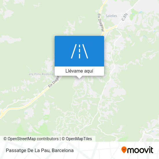 Mapa Passatge De La Pau