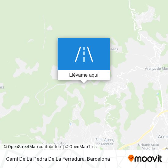Mapa Camí De La Pedra De La Ferradura