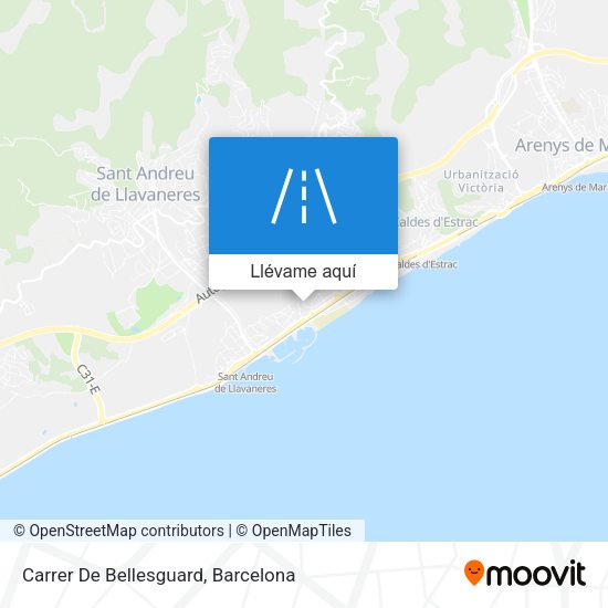 Mapa Carrer De Bellesguard