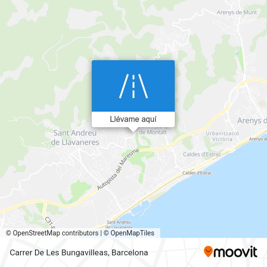Mapa Carrer De Les Bungavilleas