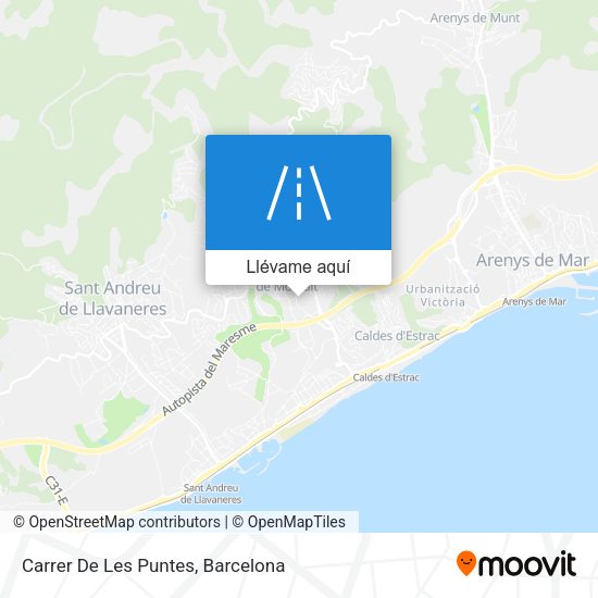 Mapa Carrer De Les Puntes