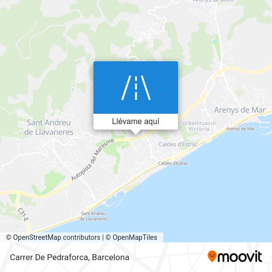 Mapa Carrer De Pedraforca