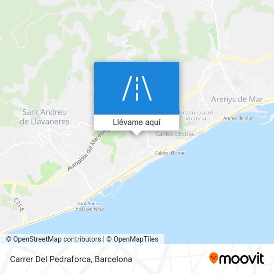 Mapa Carrer Del Pedraforca