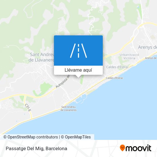 Mapa Passatge Del Mig