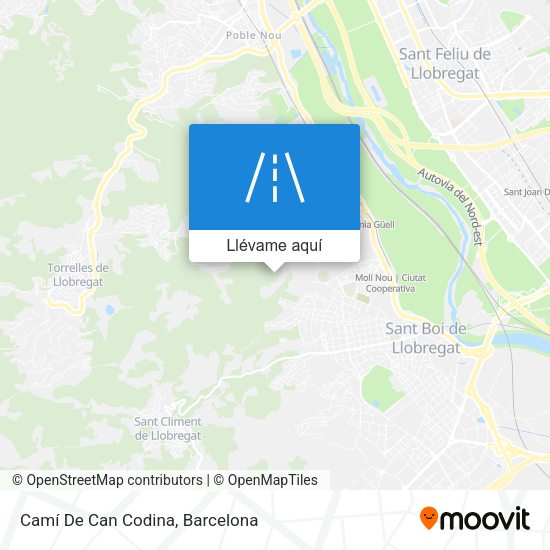 Mapa Camí De Can Codina