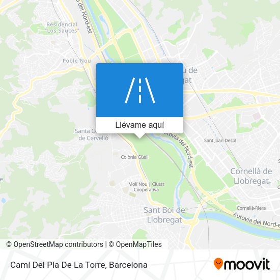 Mapa Camí Del Pla De La Torre