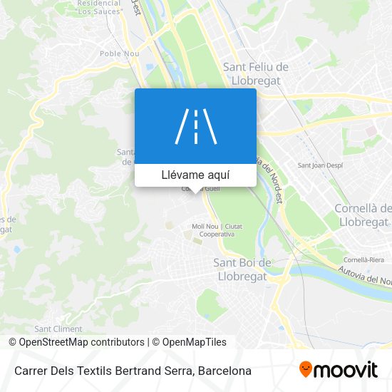 Mapa Carrer Dels Textils Bertrand Serra