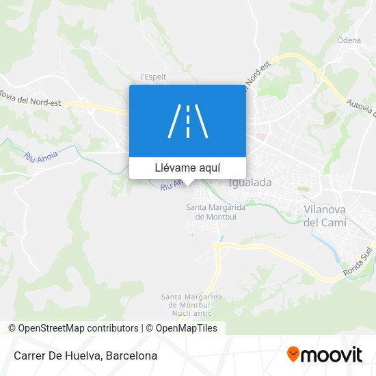 Mapa Carrer De Huelva