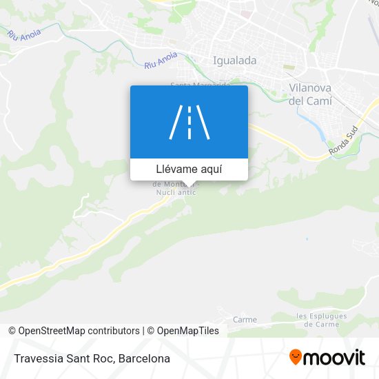 Mapa Travessia Sant Roc