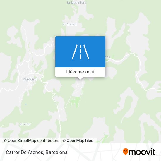 Mapa Carrer De Atenes