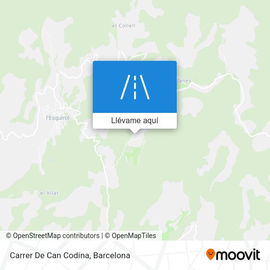 Mapa Carrer De Can Codina