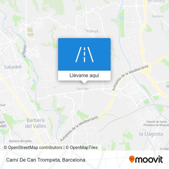 Mapa Camí De Can Trompeta
