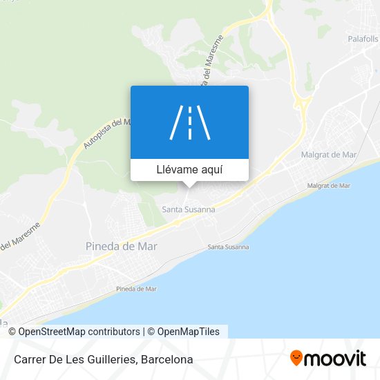 Mapa Carrer De Les Guilleries