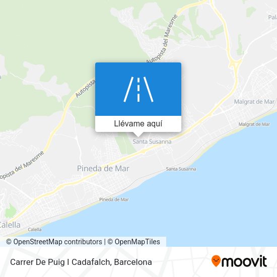 Mapa Carrer De Puig I Cadafalch