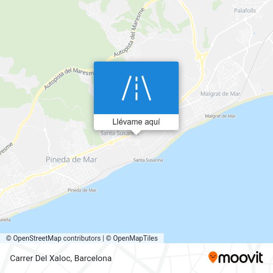 Mapa Carrer Del Xaloc