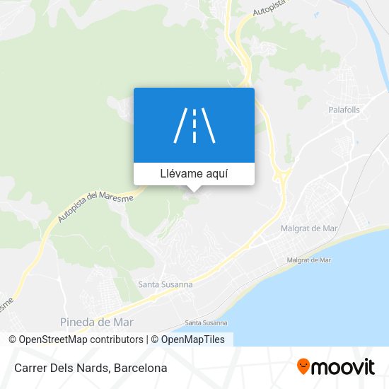 Mapa Carrer Dels Nards