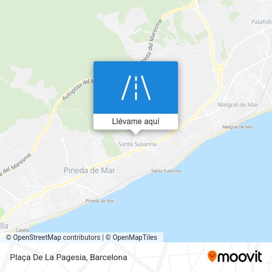 Mapa Plaça De La Pagesia