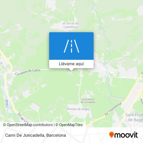 Mapa Cami De Juncadella